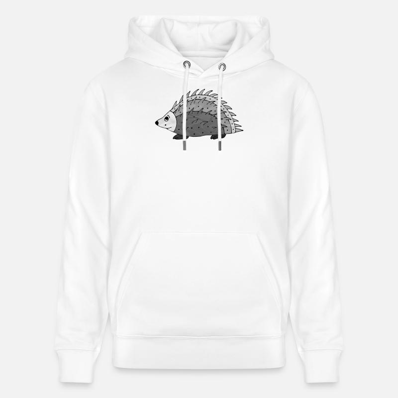 hérisson - Sweat à capuche bio CRUISER Stanley/Stella Unisexe - blanc