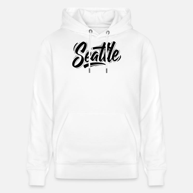 Seattle - Sweat à capuche bio CRUISER Stanley/Stella Unisexe - blanc