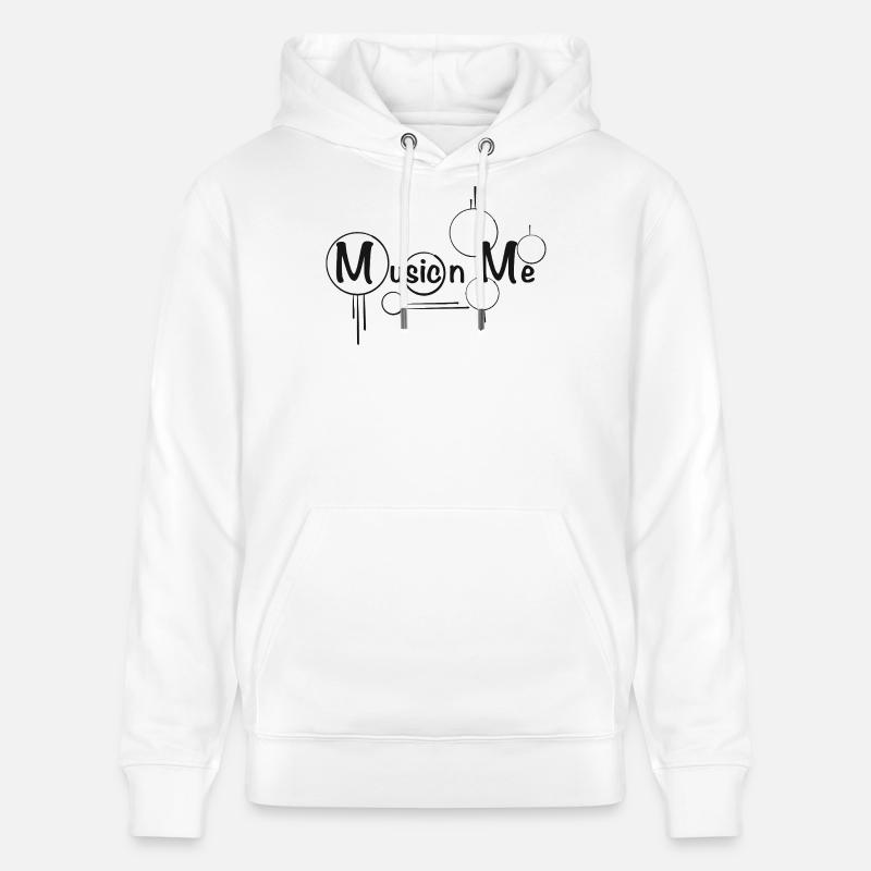 Conception musicale - Sweat à capuche bio CRUISER Stanley/Stella Unisexe - blanc