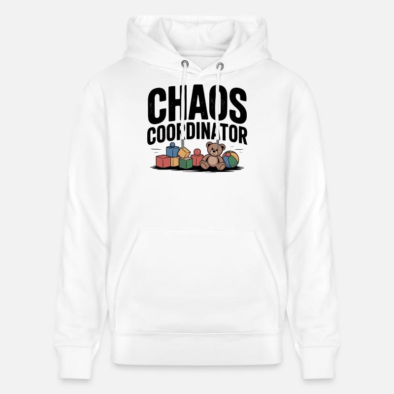 coordinateur du chaos - Sweat à capuche bio CRUISER Stanley/Stella Unisexe - blanc