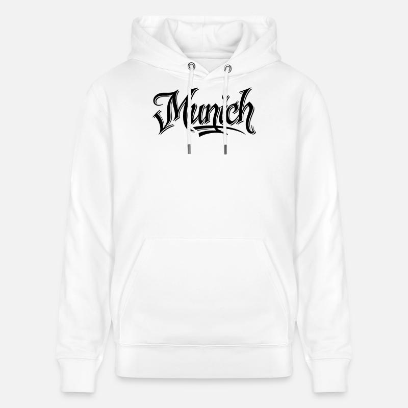 Munich - Sweat à capuche bio CRUISER Stanley/Stella Unisexe - blanc