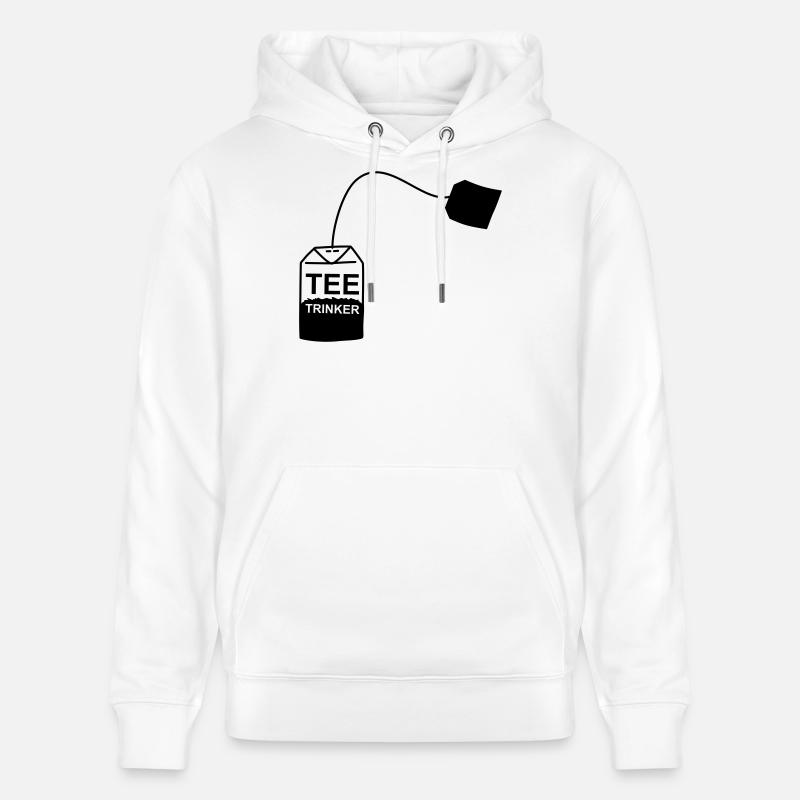 Tee_Kaffee_Earl_Grey_Teetrinker_Teesorten - Sweat à capuche bio CRUISER Stanley/Stella Unisexe - blanc