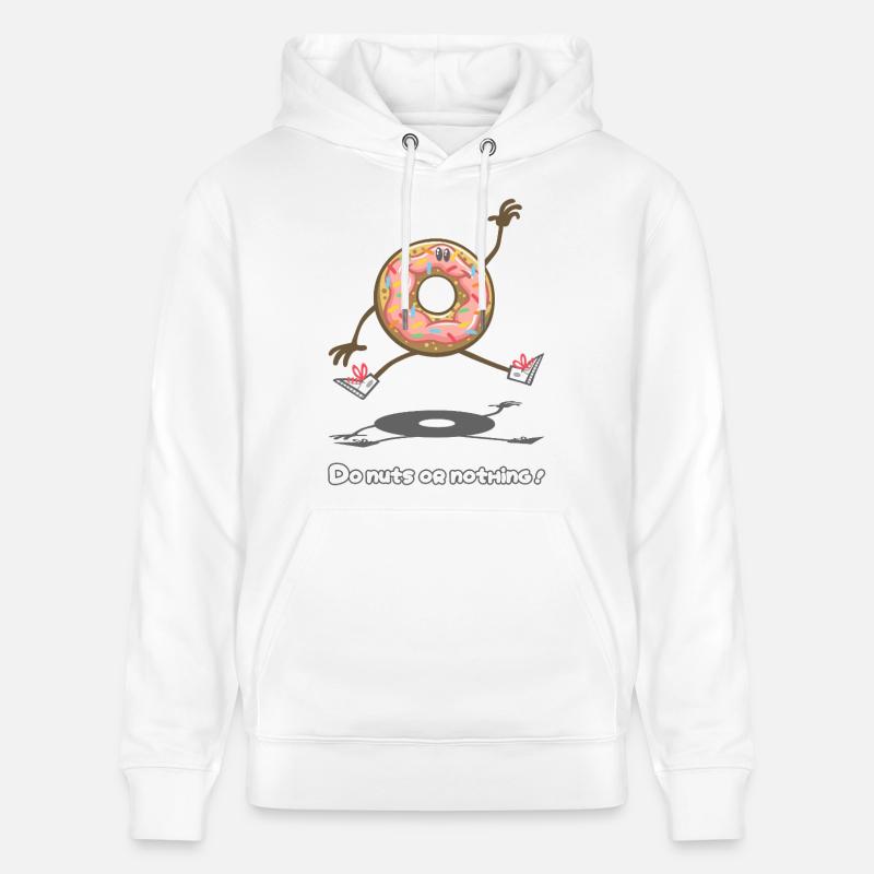 Verrückt machen oder nichts ! - Stanley/Stella Unisex Bio-Hoodie CRUISER  - Weiß