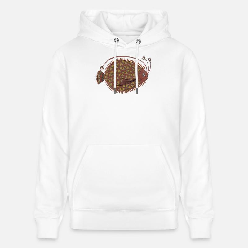 Die_Flunder_2 - Sweat à capuche bio CRUISER Stanley/Stella Unisexe - blanc