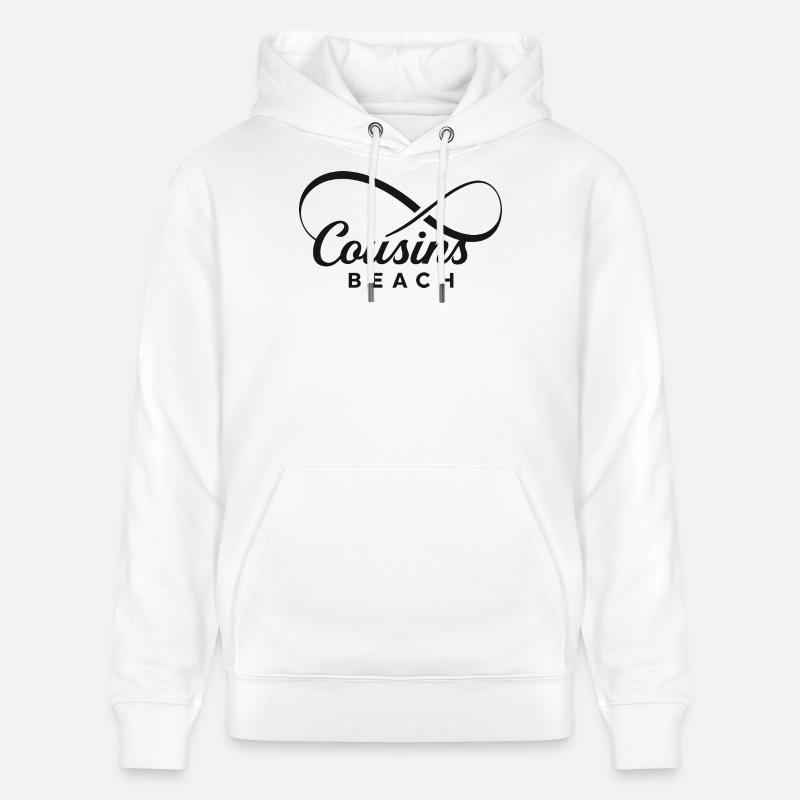 Plage des Cousins – Infinity - Sweat à capuche bio CRUISER Stanley/Stella Unisexe - blanc