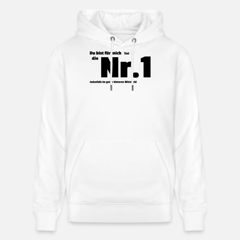 Numéro un - Sweat à capuche bio CRUISER Stanley/Stella Unisexe - blanc