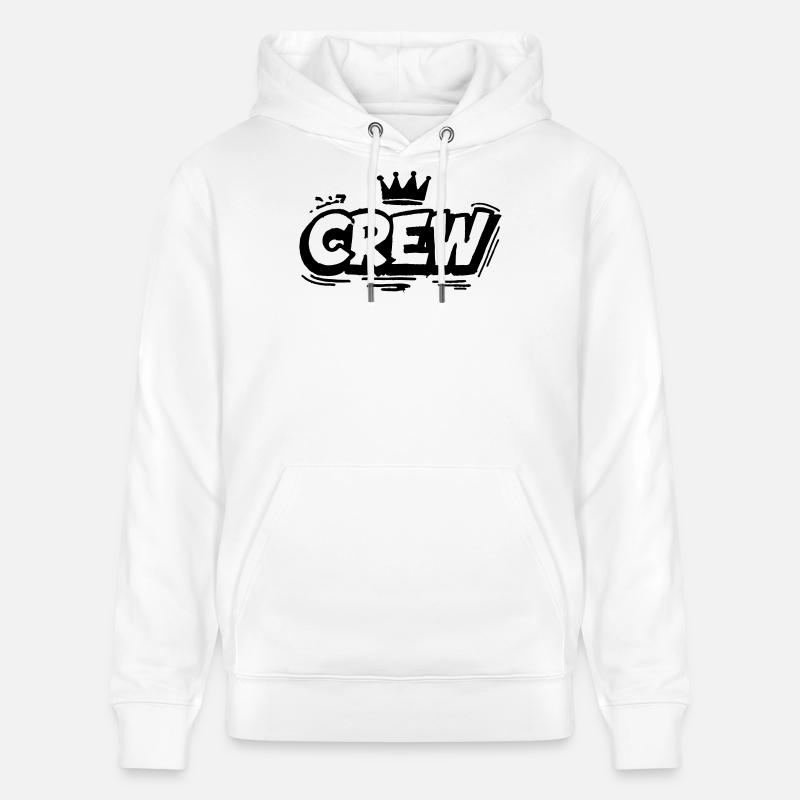 Graffiti d’un membre de l’équipe - Sweat à capuche bio CRUISER Stanley/Stella Unisexe - blanc