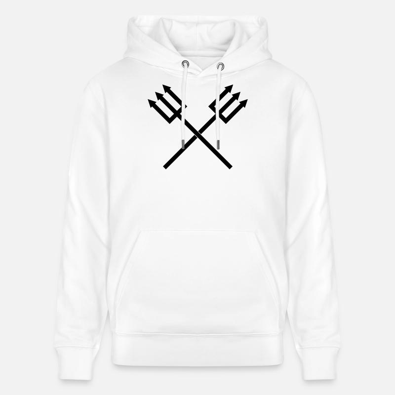 Trident - Sweat à capuche bio CRUISER Stanley/Stella Unisexe - blanc