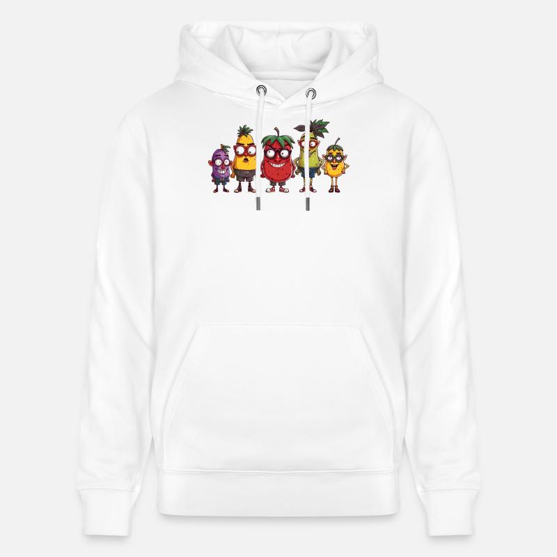 fruit - Sweat à capuche bio CRUISER Stanley/Stella Unisexe - blanc