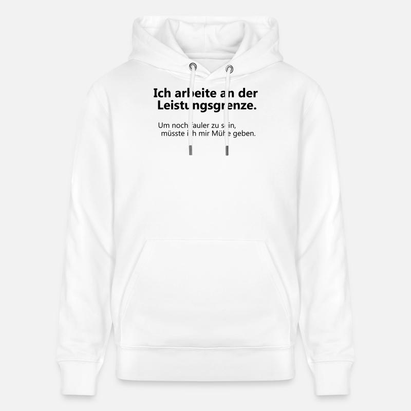 Limite de performance - Sweat à capuche bio CRUISER Stanley/Stella Unisexe - blanc