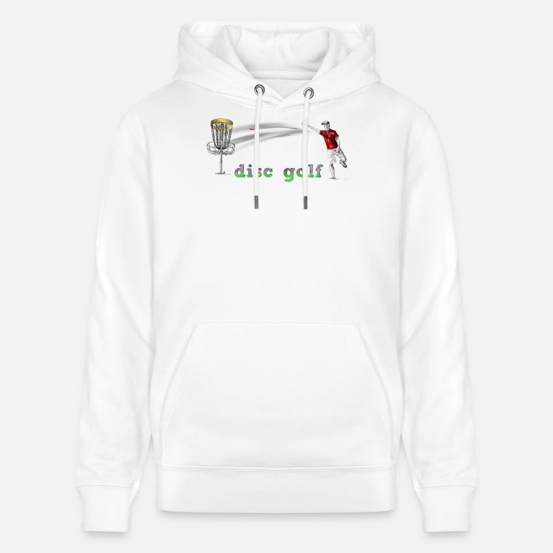 Disc Golf - Sweat à capuche bio CRUISER Stanley/Stella Unisexe - blanc