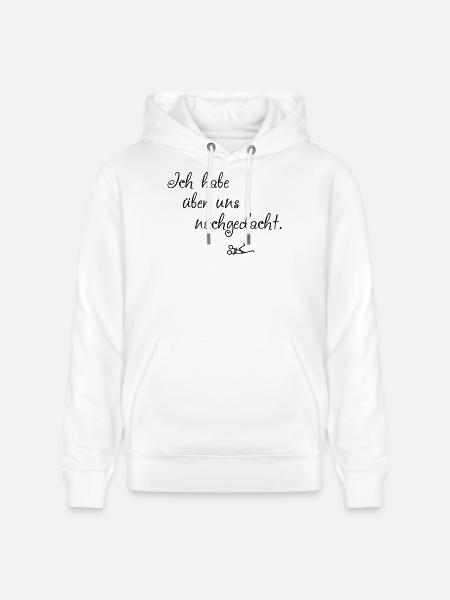 Ueber uns nachgedacht - Stanley/Stella Unisex Bio-Hoodie CRUISER - Weiß