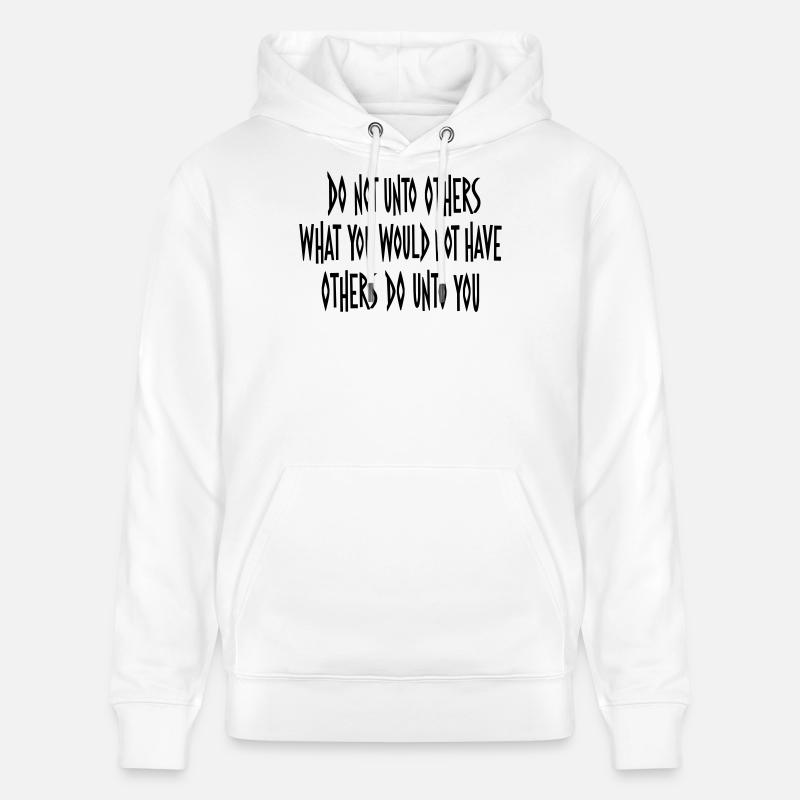 Ne pas... par Cean - Sweat à capuche bio CRUISER Stanley/Stella Unisexe - blanc