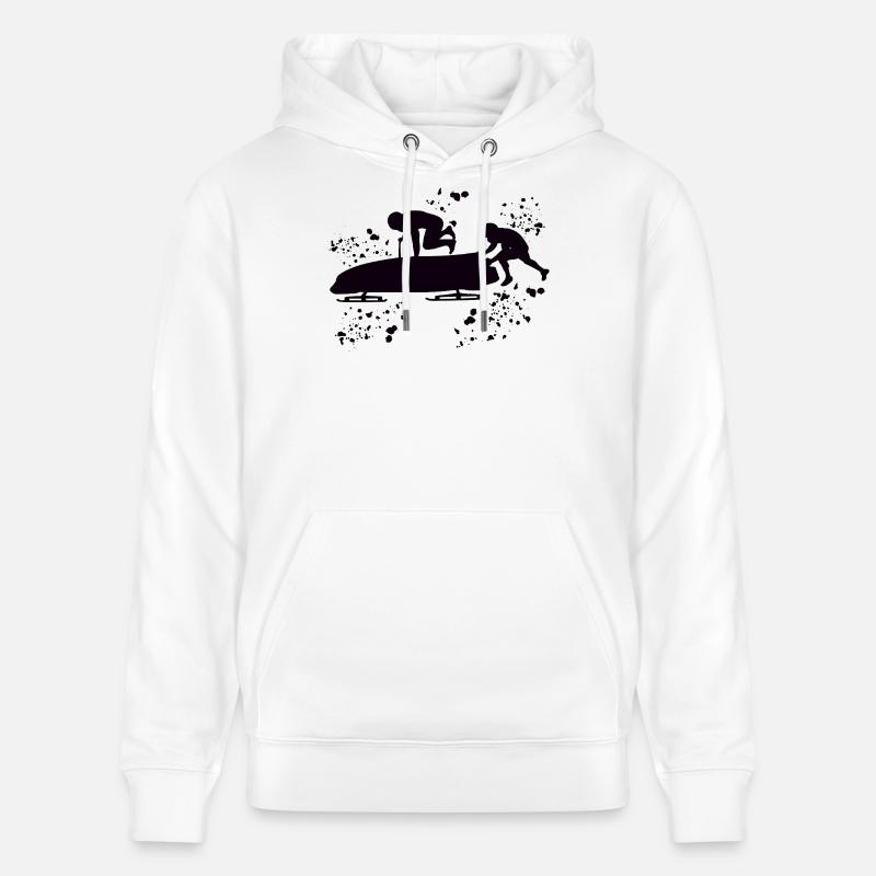 Bobsleigh Bobsleigh à deux - Sweat à capuche bio CRUISER Stanley/Stella Unisexe - blanc