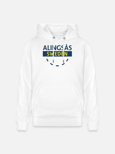 Alingsås Schweden Schild - Stanley/Stella Unisex Bio-Hoodie CRUISER - Weiß
