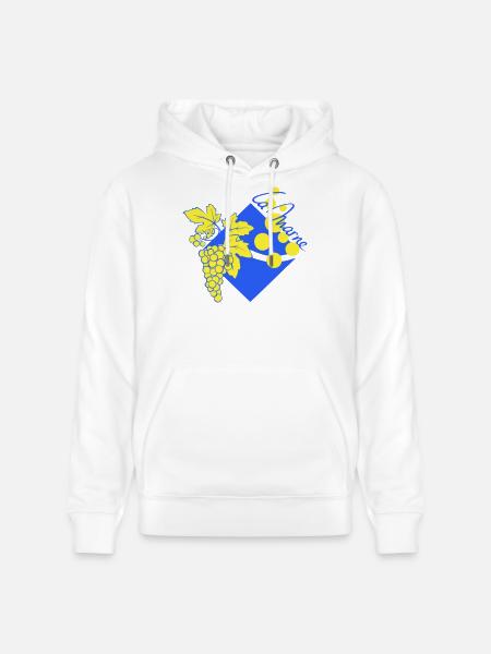Logo revisited the Marne - Stanley/Stella CRUISER Unisex Organic Hoodie - white