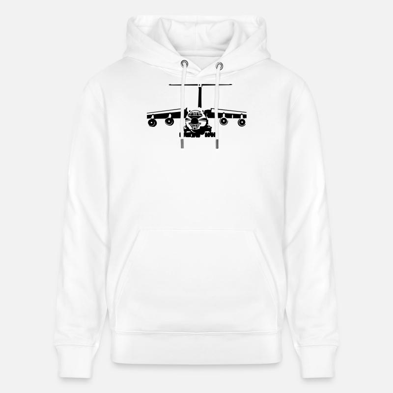 L’IL-76 - Sweat à capuche bio CRUISER Stanley/Stella Unisexe - blanc