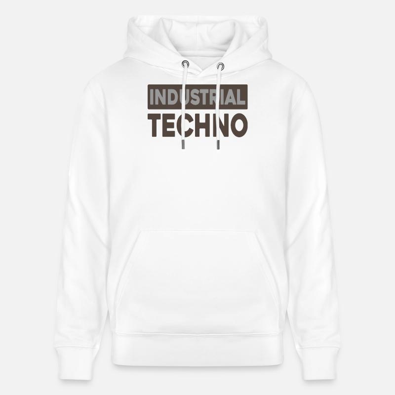 Technographie industrielle - Sweat à capuche bio CRUISER Stanley/Stella Unisexe - blanc