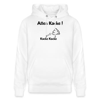 Kacke - Stanley/Stella Unisex Bio-Hoodie CRUISER  - Weiß - Vorne - Alina (178cm) & Michal (187cm)