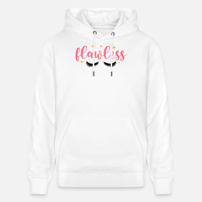 Une écriture étoilée sans faille - Sweat à capuche bio CRUISER Stanley/Stella Unisexe - blanc