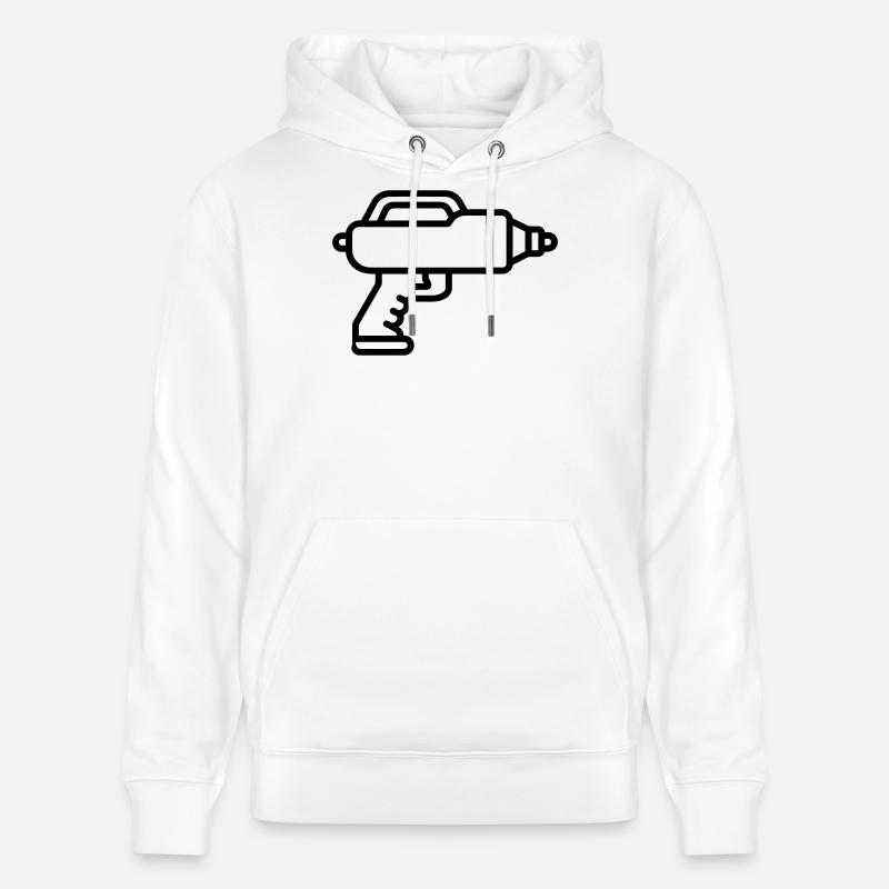 pistolet à eau - Sweat à capuche bio CRUISER Stanley/Stella Unisexe - blanc