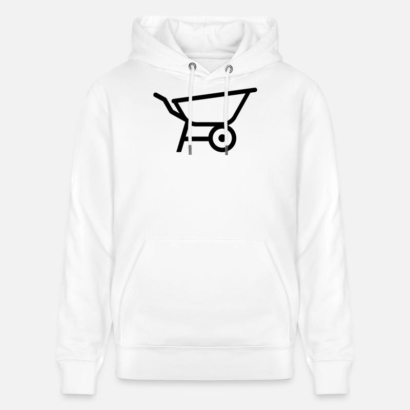brouette - Sweat à capuche bio CRUISER Stanley/Stella Unisexe - blanc