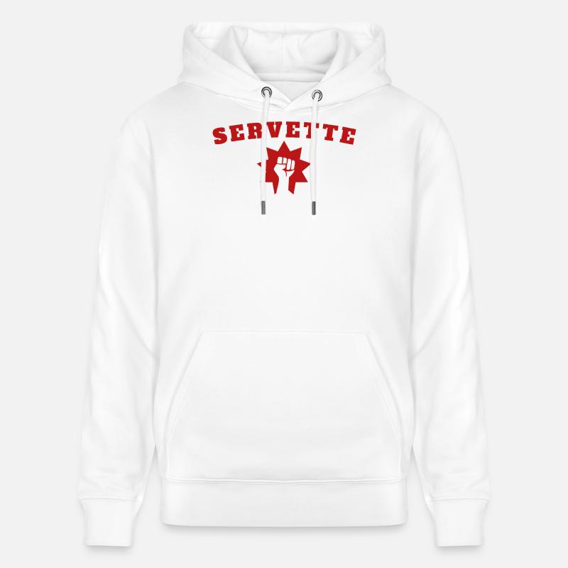 Servette - Sweat à capuche bio CRUISER Stanley/Stella Unisexe - blanc