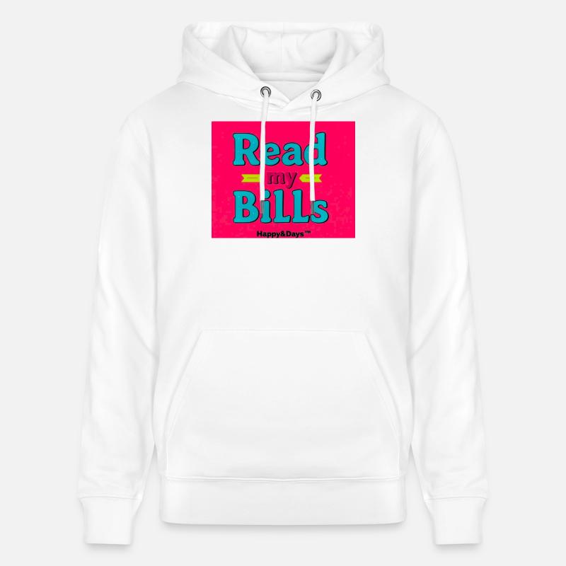 Lire mes factures Neon Design - Sweat à capuche bio CRUISER Stanley/Stella Unisexe - blanc