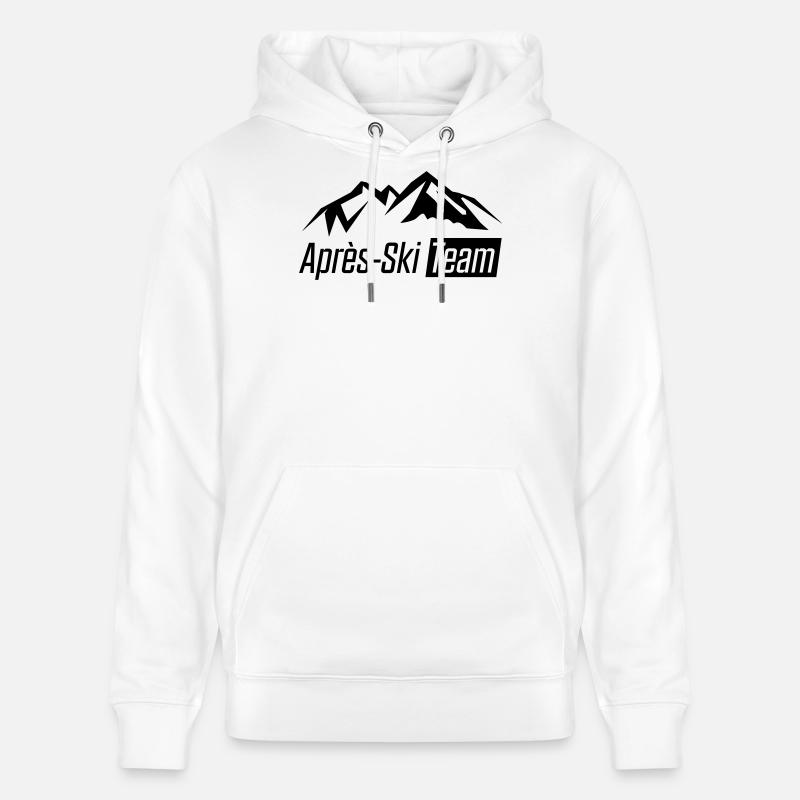 L’équipe de ski APRrès - Sweat à capuche bio CRUISER Stanley/Stella Unisexe - blanc