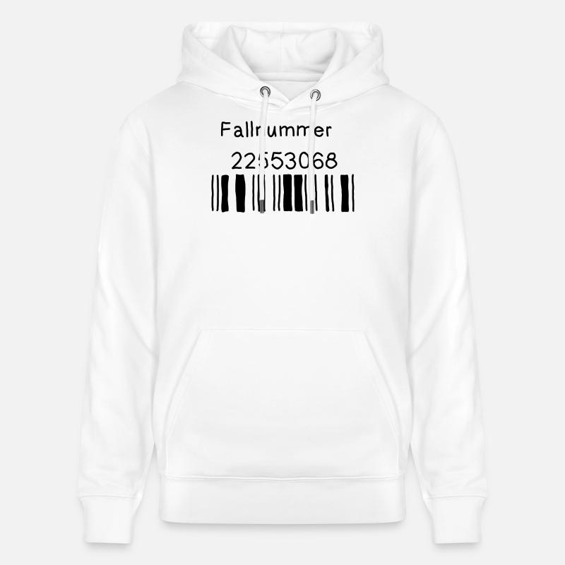 Numéro de dossier - Sweat à capuche bio CRUISER Stanley/Stella Unisexe - blanc