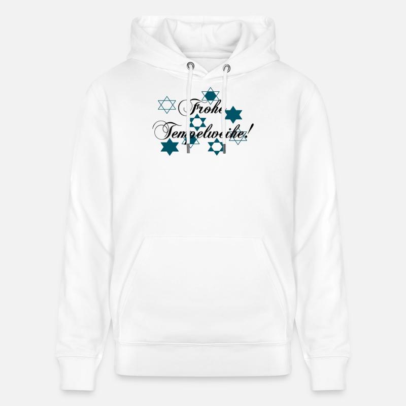 Heureuse consécration du temple - Sweat à capuche bio CRUISER Stanley/Stella Unisexe - blanc