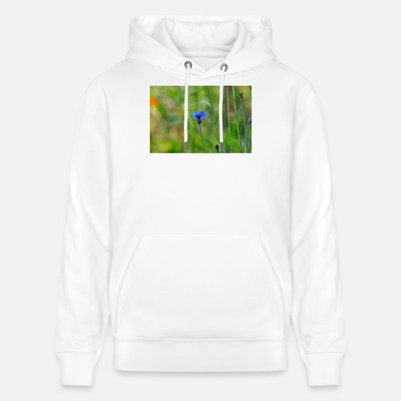 Bleuet - Sweat à capuche bio CRUISER Stanley/Stella Unisexe - blanc