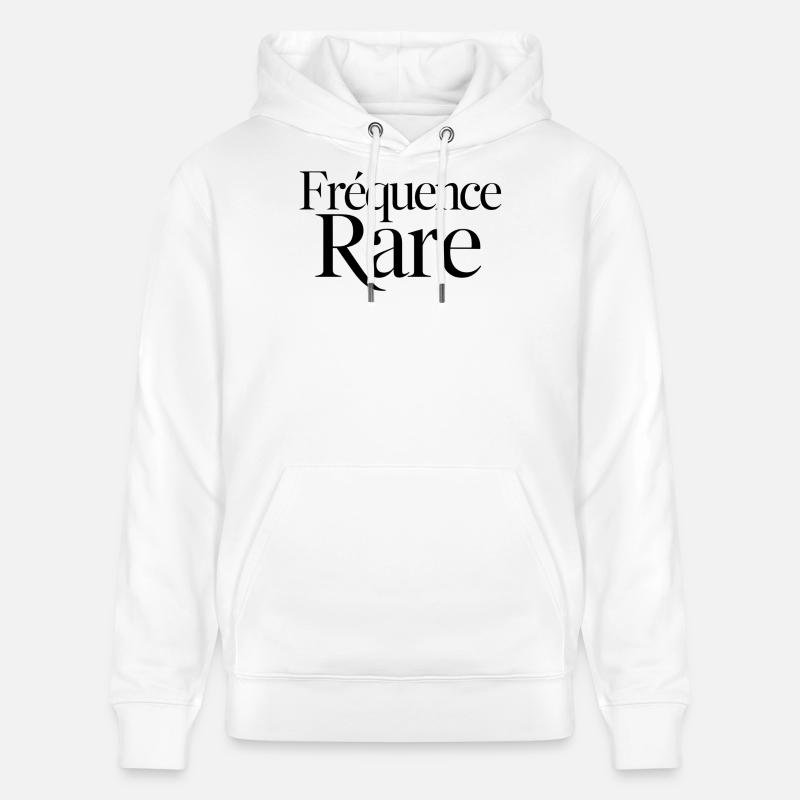 Fréquence Rare - Sweat à capuche bio CRUISER Stanley/Stella Unisexe - blanc