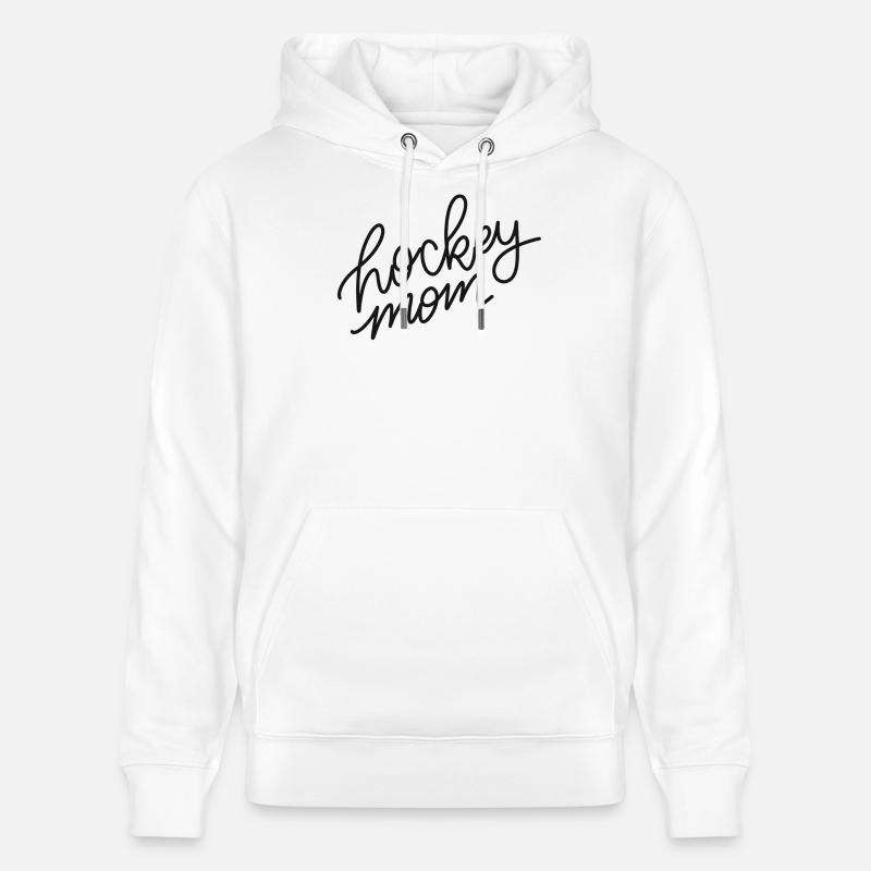 Hockey Mom Script Logo - Sweat à capuche bio CRUISER Stanley/Stella Unisexe - blanc
