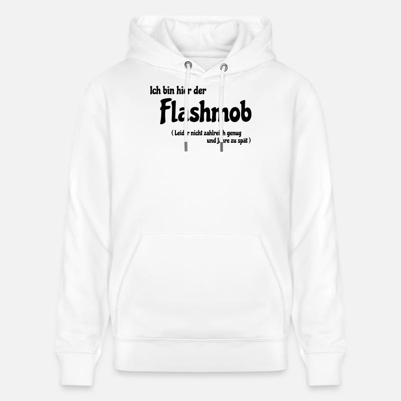 Flash mob - Sweat à capuche bio CRUISER Stanley/Stella Unisexe - blanc