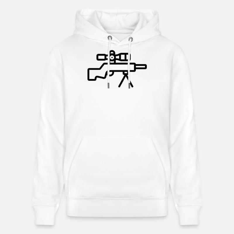 Sniper - Sweat à capuche bio CRUISER Stanley/Stella Unisexe - blanc
