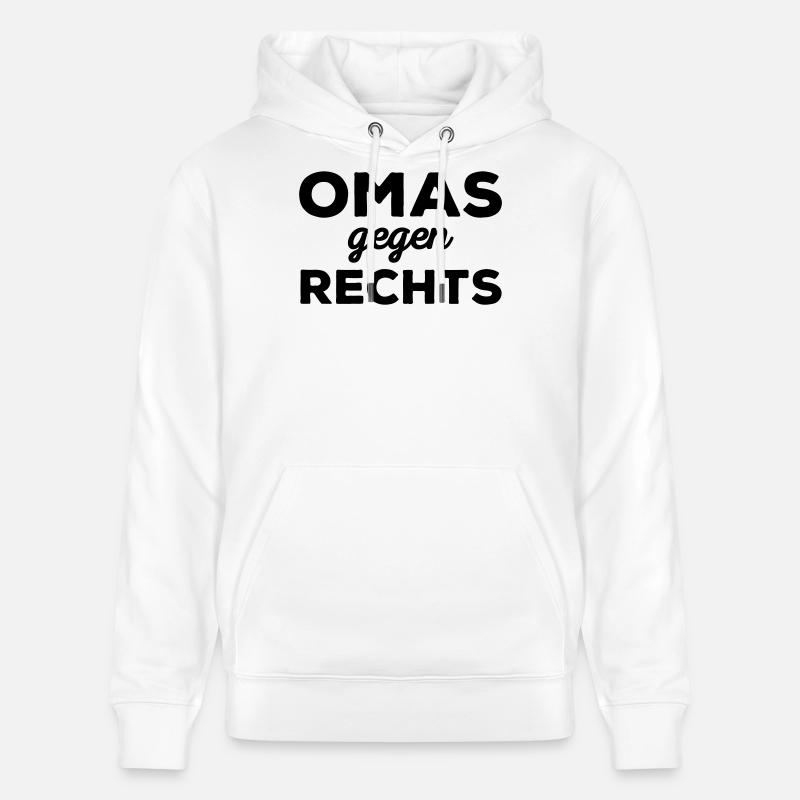 Omas gegen rechts - Stanley/Stella Unisex Bio-Hoodie CRUISER  - Weiß