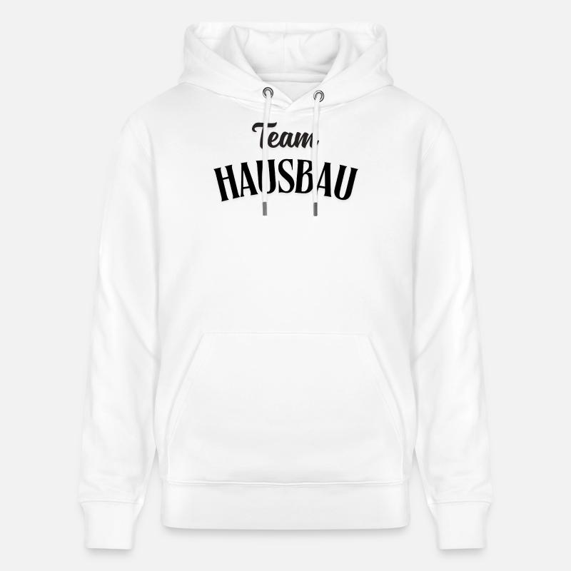 Construction de maisons d’équipe - Sweat à capuche bio CRUISER Stanley/Stella Unisexe - blanc