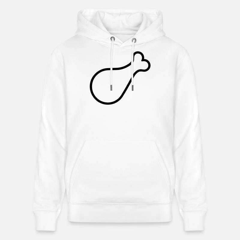 cuisse de poulet - Sweat à capuche bio CRUISER Stanley/Stella Unisexe - blanc