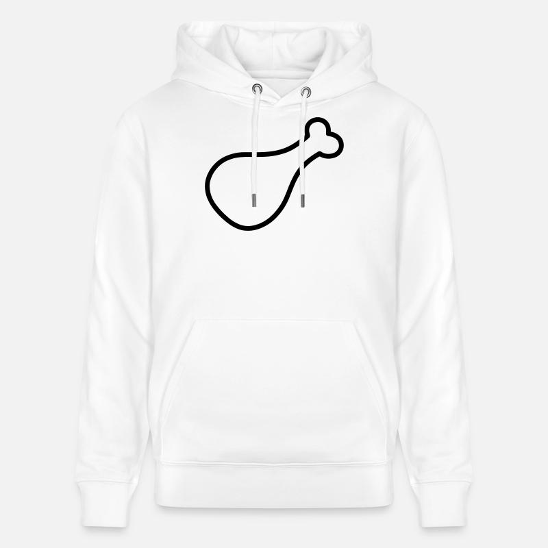 cuisse de poulet - Sweat à capuche bio CRUISER Stanley/Stella Unisexe - blanc