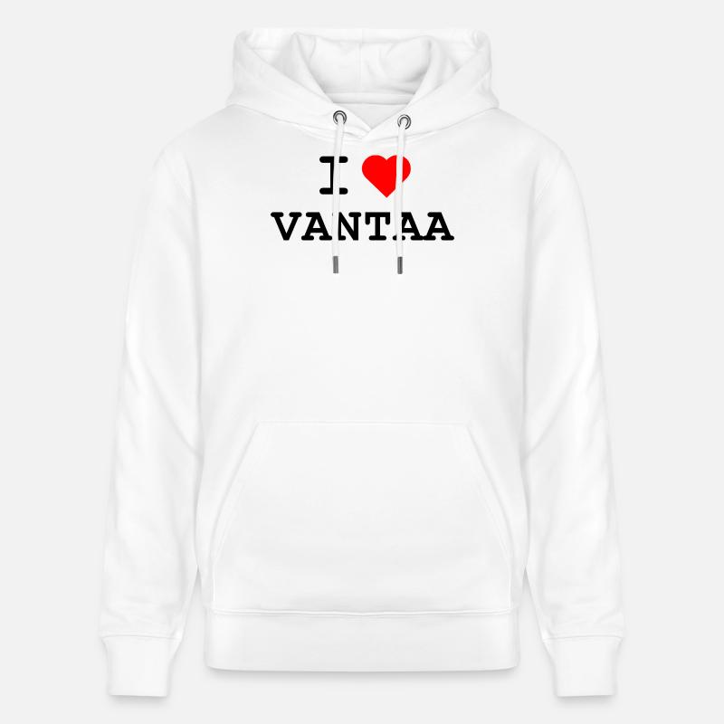 Ich liebe Vantaa - I love Vantaa - Stanley/Stella Unisex Bio-Hoodie CRUISER  - Weiß