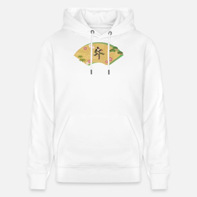 Fan Art japonais élégant 2026 - Sweat à capuche bio CRUISER Stanley/Stella Unisexe - blanc