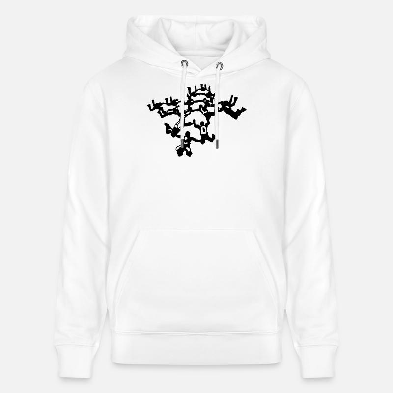 Parachutisme - Sweat à capuche bio CRUISER Stanley/Stella Unisexe - blanc