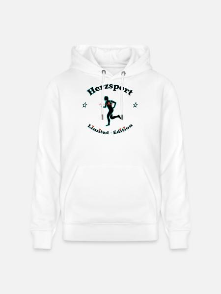 Hertz-Sport - Stanley/Stella Unisex Bio-Hoodie CRUISER  - Weiß