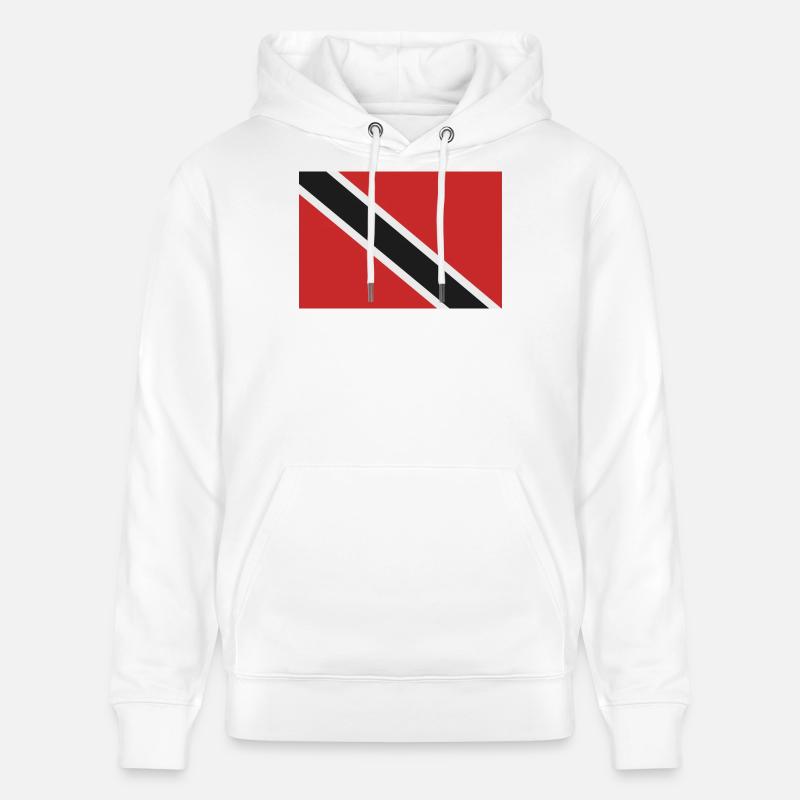 Drapeau de Trinité-et-Tobago - Sweat à capuche bio CRUISER Stanley/Stella Unisexe - blanc