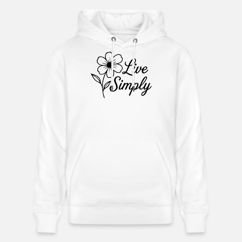 Vivre simplement - Sweat à capuche bio CRUISER Stanley/Stella Unisexe - blanc
