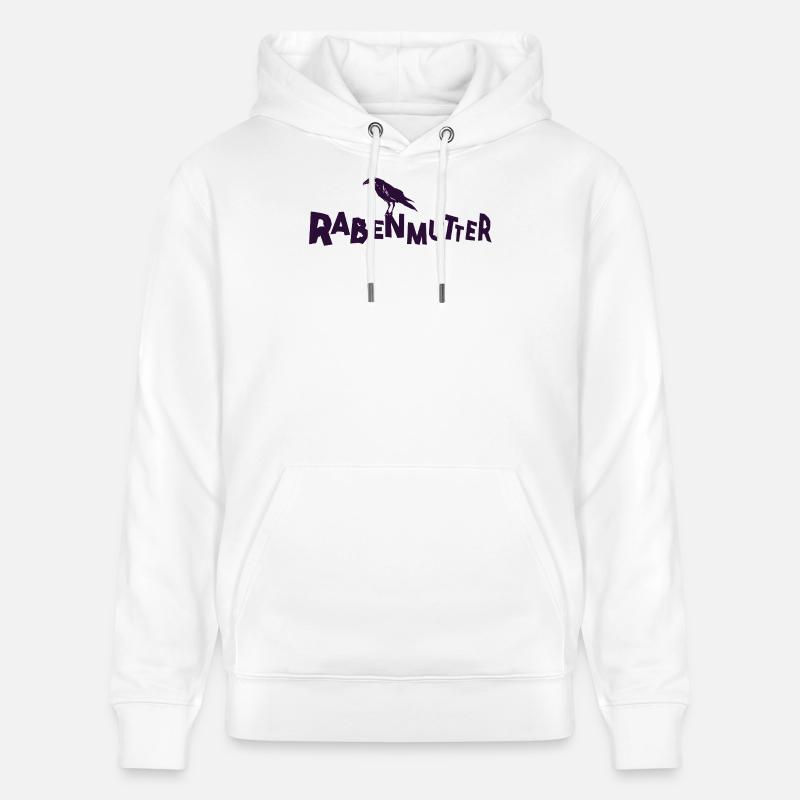 Rabenmutter - Mutter - Mama - Mami - Rabe - Stanley/Stella Unisex Bio-Hoodie CRUISER  - Weiß