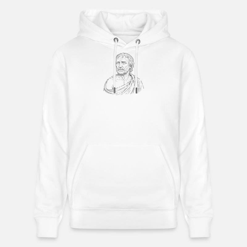 Non Scholae Sed Vitae Discimus - Sweat à capuche bio CRUISER Stanley/Stella Unisexe - blanc