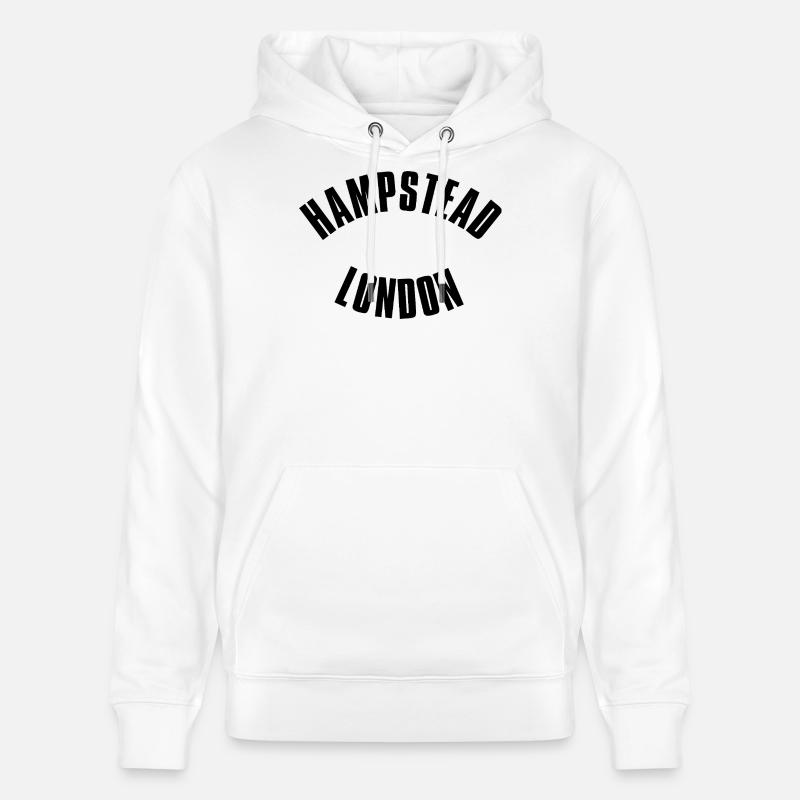 Timbre de Londres de Hampstead - Sweat à capuche bio CRUISER Stanley/Stella Unisexe - blanc
