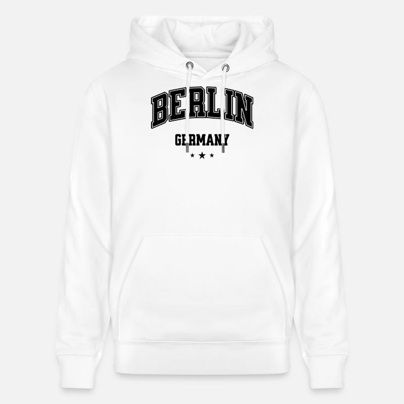 Logo de l’Arch Collegiate de Berlin - Sweat à capuche bio CRUISER Stanley/Stella Unisexe - blanc